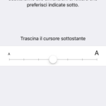 Ingrandire il testo su Iphone